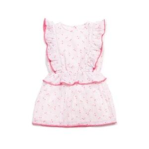 EGG New York blush cherry toddler ruffle dress 2t